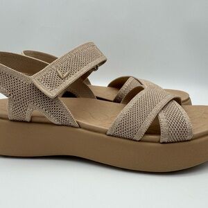 Vivaia Kiara Sport Wedge Platform Sandals Golden Almond Women's EU 43 / US 11